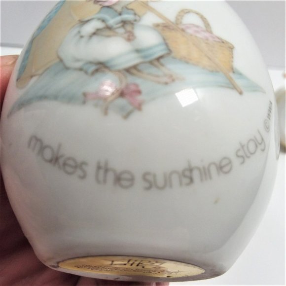 Porcelain Figurines 3pc VTG Tiny Talk Mice Frog Egg 1970's WWA Music Kiss Japan - Picture 7 of 9